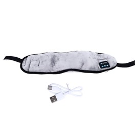 Bluetooth Sleep Eye Patch for Men Women Soft Wireless Sleeping Headphone Eye Cover for Airplane Travel Meditation Grey