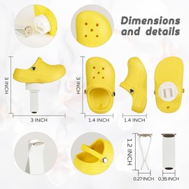 SAHENITEANA 4 Pieces Shoe-Shaped Car Aromatherapy Clips, Car Air Outlet Aromatherapy Clips 4 Pieces Freshener Refill Packs for Air Conditioner Decoration, Fresh Air (Multicolor)