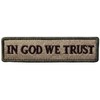 EmbTao In GOD We Trust Embroidered Tactical Morale Fastener Hook&Loop