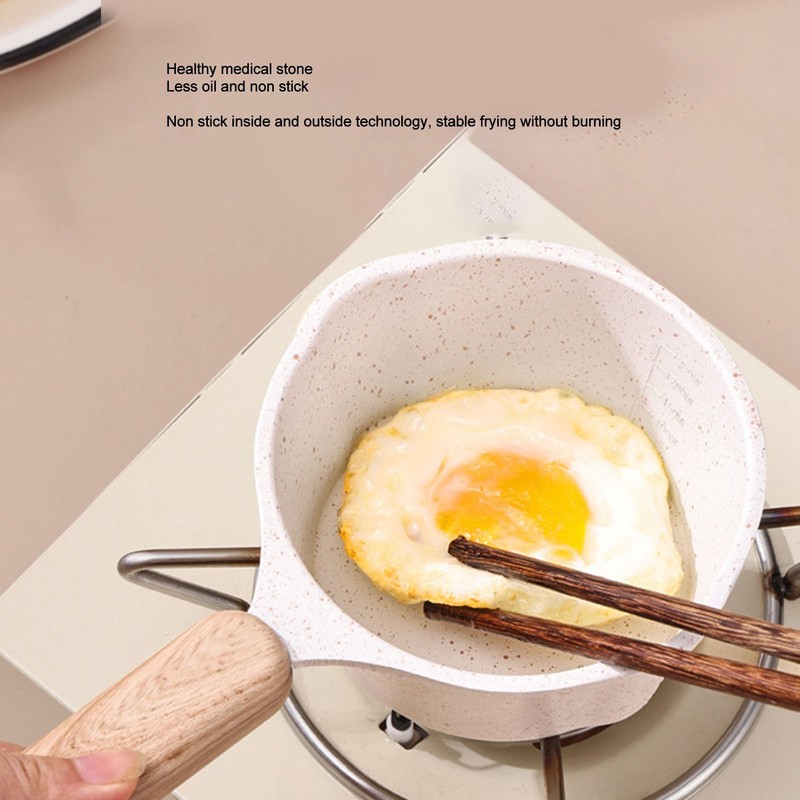 Kitchen Sauce Pan Prevents Stick Deepening Height Medical Stone Sauce