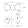 Neck Massager Remote Control 46℃ Heating Massage Machine USB Charging
