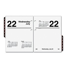 AT-A-GLANCE E919-50 Recycled Compact Desk Calendar Refill, 3" x 3 3/4", 2015