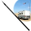 Sinyoeer 18FT Telescoping Wind Sock Pole, Fiberglass Flag Pole Pole