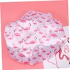 Vaguelly 2pcs Flamingo Shower Caps for Women Stylish Bathing Hair