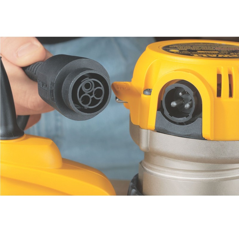 DEWALT Router, Variable Speed, Fixed Base, 2-1/4 HP (DW618K) ,