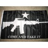 NRA "Come And Take It" 2nd Amendment Flag 3'x5 (BLACK)