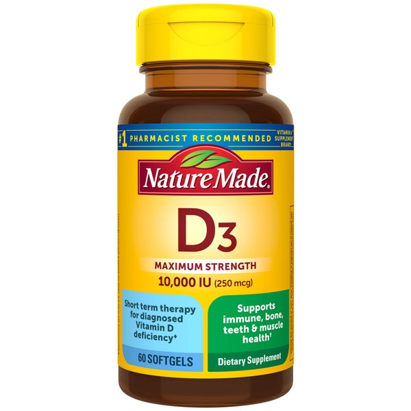 Nature Made Nature Made Maximum Strength Vitamin D3 10000 IU