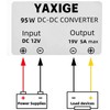 12v to 19v 5A 95W Boost Converter DC Power Adapter,
