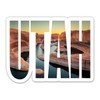 Squiddy Utah - Vinyl Sticker for Car, Laptop, Notebook (5.5" Wide)