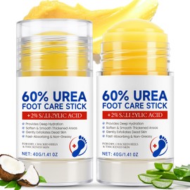Urea Foot Cream 60 Percent, Cracked Heel Repair Cream, Foot Cream For Cracked Heels And Dry Skin - Intense Moisturiser For Cracked Heels & Dry Skin, Callus Remover For Feet, Hands, Knees