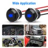 Linkstyle 2PCS 12V LED Indicator Light, 1/2" Panel Cutout Signal