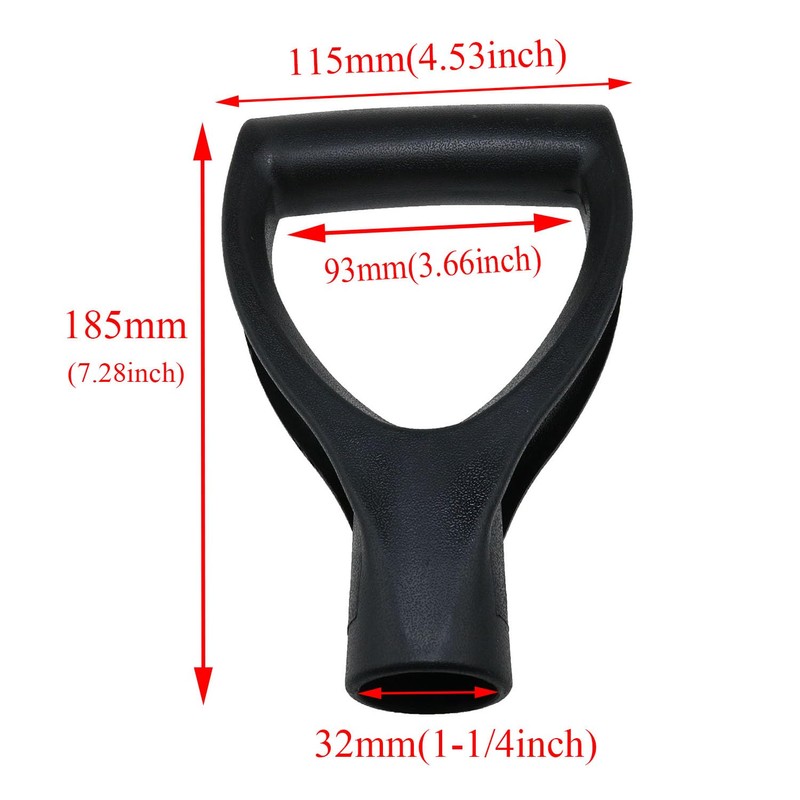 Meuey Lyot 1-1/4 "Inner Diameter 32mm D Shovel Handle Handle