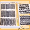 Manga Lash Clusters Wispy Eyelash Clusters Natural 180pcs Individual Lashes