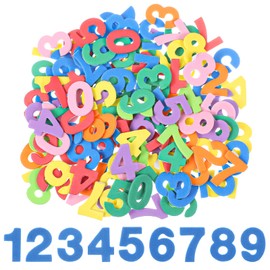 260PCS Numbers Foam Stickers, Letter Stickers for Crafts, Self Adhesive 1-9 Number Alphabet Sticker Craft Supplies Sticker for DIY Crafts Scrapbooking Kids School Project Party Decorations Colorful
