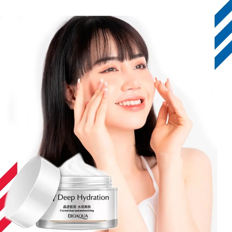 Crema Facial Bioaqua Vitaminas B3 B6 B12 Antiarrugas 50g.
