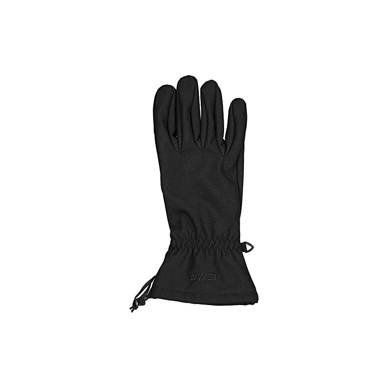 CMP - Woman Softshell Gloves, Black, 8