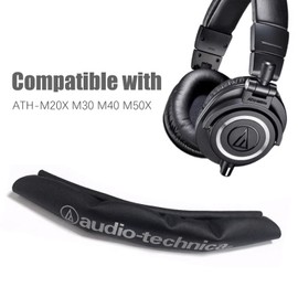 INF Headband Cushion for Audio-Technica ATH-M20X M30 M40 M50X, Long Life, Easy Assembly, Protein Leather, 1 x Headband Cushion
