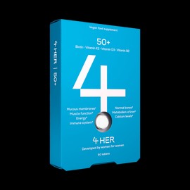 4Her Multi Vitamins For Women 50+ 60 Vegan Tablets