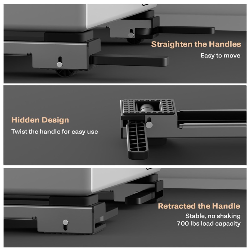 KVRG Appliance Rollers Heavy Duty,Newest Extendable Appliance Sliders,Liftable Washing Machine