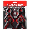 Dekton 4PC 3" Pro Clamp with 35mm Jaw Opening, Heavy