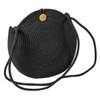 LaFiore24 Shoulder Bag Ibiza Bali Style Round, black