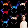 Shinybox 2024 New Year Headband with LED, Pack of 6