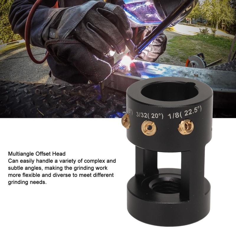 Tungsten Grinder Sharpener Multiangle Offset Head Welding Head Tool TIG