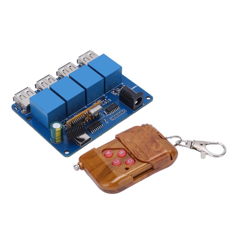 Power Supply Module 4 Channel 5V DC DC2.1 Type C
