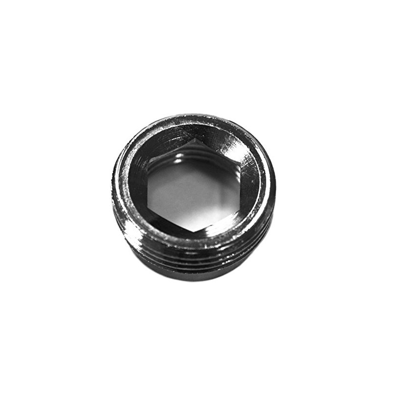 ENKI, P08, Chrome, Shower Connector Adaptor, Converts 1/2" Female to