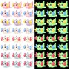 Junkin 24 Pcs Axolotl Charms for Jewelry Making Luminous Mini