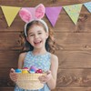 YIDAKO 4 Pack Easter Baskets with Handles and 4 Color