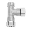 Plumbing Fitting, G1/2 Stainless Steel Pipe Fittings 3 Way T