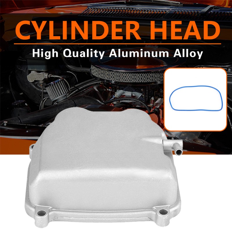 Engine Cylinder Valve Head Cover& Rubber Ring for GY6 4