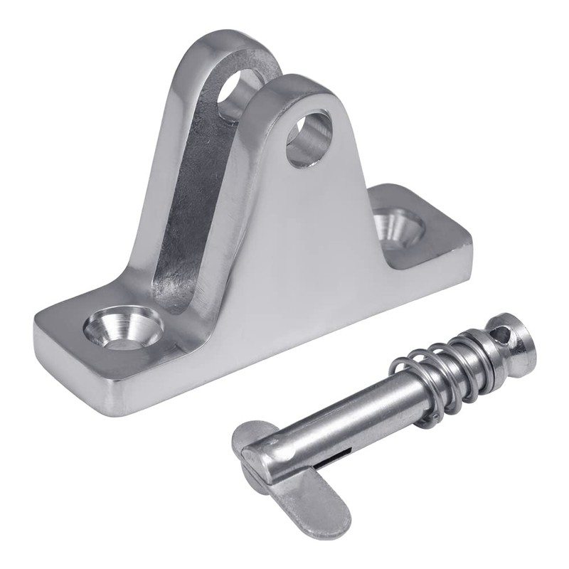 White Water 6830S Stainless Bimini Top Deck Hinge 90 Degree