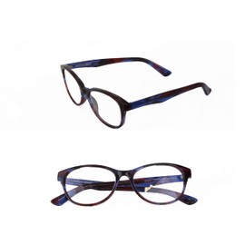 Corinne McCormack Peggy Women's Reading Glasses 1.50 Blue Red (Blue/Red, 1.0)