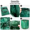 Garden Waste Bags Heavy Duty, 120L Reusable Garden Sacks with