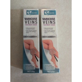 Natural Ingredient Varicose Veins Treatment Cream 2 Pack