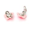 Idin Clip-on Earrings - Pink polka dot star clip-on earrings