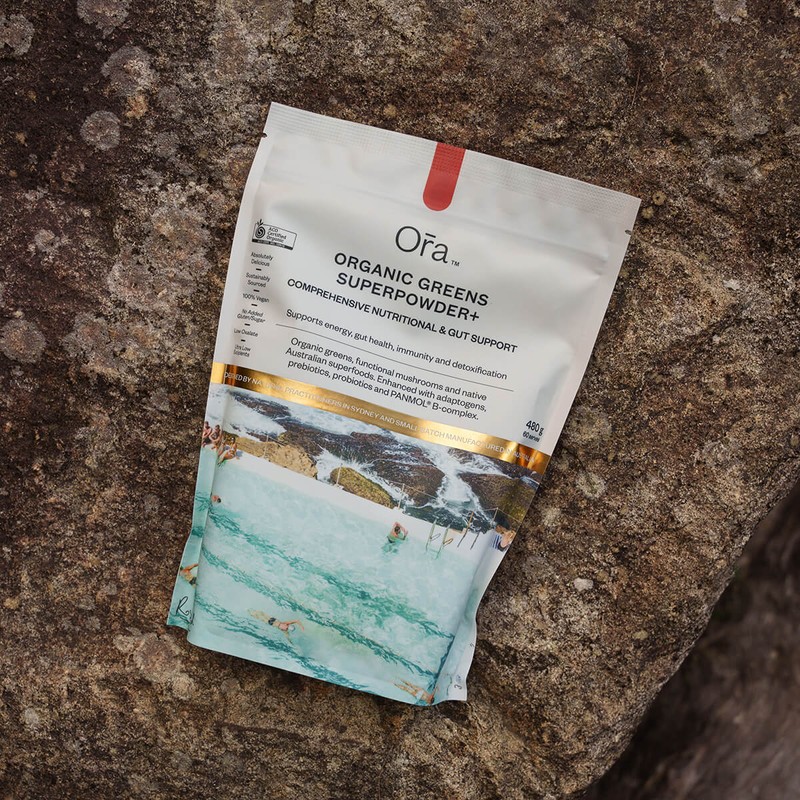 Ora Organic Greens Superpowder+, 7 x 8g Sachets