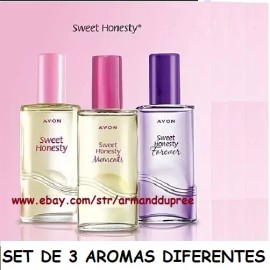 Avon SWEET HONESTY PERFUMES DE AVON SET 3 PIEZAS DIFERENTES AROMAS 50 ml. ORIGINALES