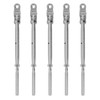 5PCS Thread Swage Lag Screw Stainless Steel 3/16in Cable Railing
