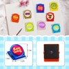 8 Pack Magnetic Clips with Encouraging Phrases - Decorative Fridge
