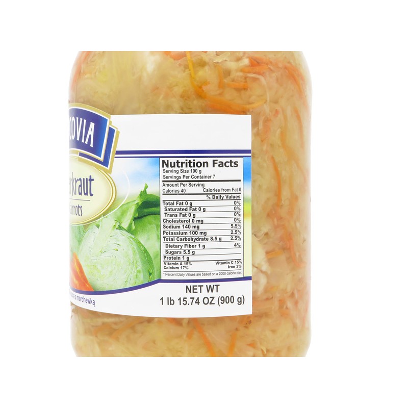 Cracovia Sauerkraut & Carrot (31.74oz)
