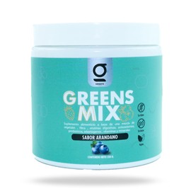 Génesis Mena | Greens Mix – Sabor Arándano Natural | Superalimentos con Probióticos, Prebióticos y Enzimas Digestivas | Fórmula Antiinflamatoria y Restauradora de la Microbiota | Sin Azúcar, Sin Colorantes, Sin Sucralosa | 250 g (25 porciones)