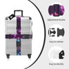 ZOUIQSS Pack of 2 Adjustable Suitcase Strap, Suitcase Strap, Durable