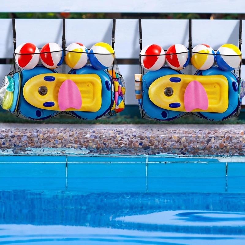 SATINIOR 2 Pack Pool Float Storage Bag 55.9 x 33