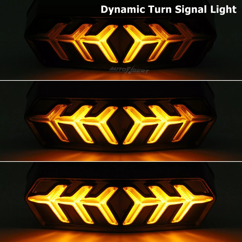AUTOXBERT LED Tail Light Integrated with Turn Signal For MSX125/SF