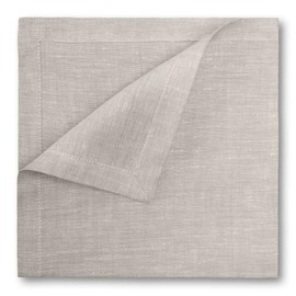 Cuore di lino - 100% Pure Linen Napkin Made in Italy Natural Raw Frame (45 x 45 cm)