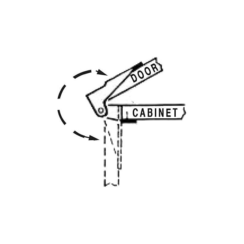 Hinge Outlet Pivot Door Hinges, Top and Bottom Set, Bronze