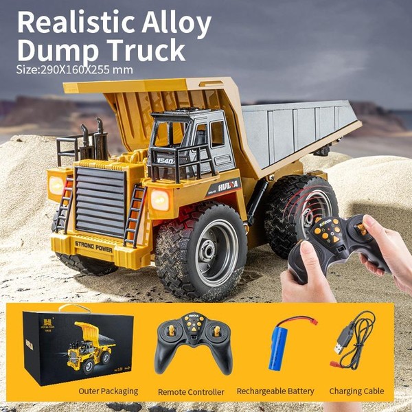 RC Excavator Toy 1 Rechargeable Battery RC Truck 16 Channel